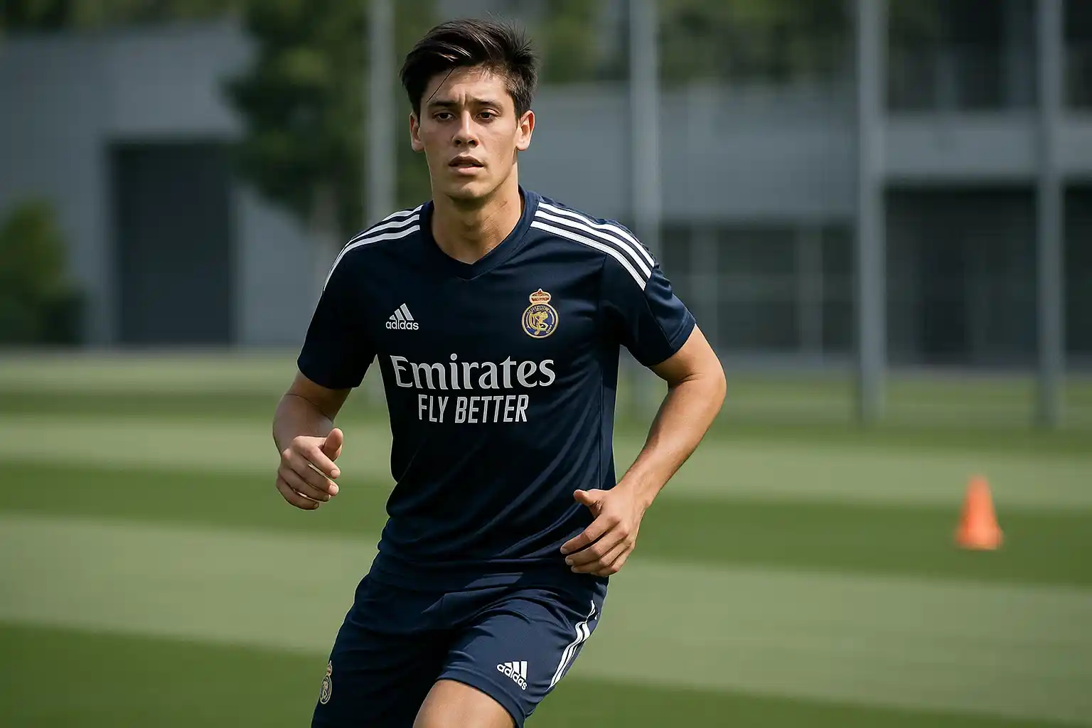 Arda Guler tập luyện chăm chỉ tại trung tâm huấn luyện.